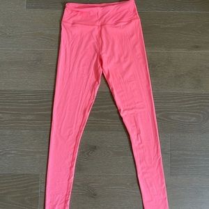 Bright pink size small leggings